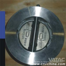 Válvula de retención de la oblea del acero inoxidable (H61)